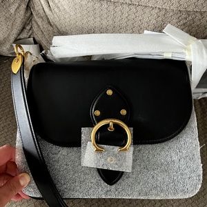 New Coach Beat Carriage Signature Shoulder Bag